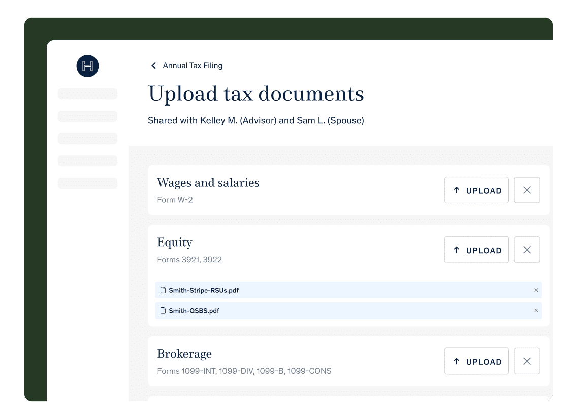 Document sharing in the Harness client portal