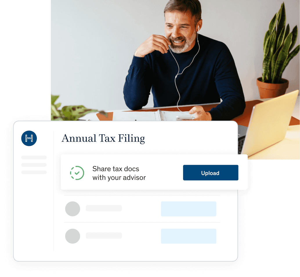 The Harness client portal home page