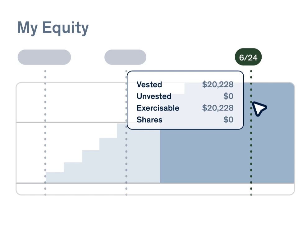 vesting chart equity schedule