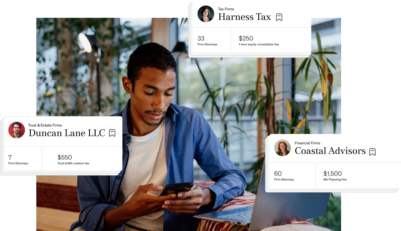tax and financial advisor marketplace