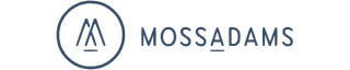 dark blue Moss Adams logo with a transparent background