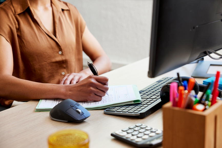 A self-filer doing their annual tax return