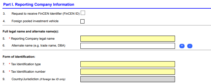 How to fill out a BOI Report - Step 3